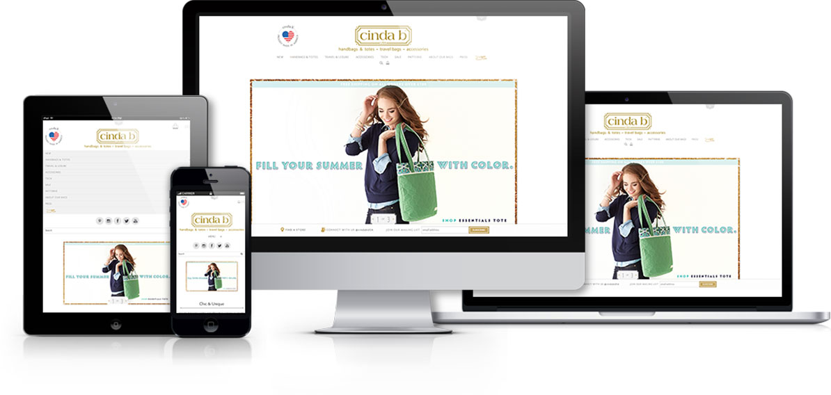 cinda b Case Study Responsive Web Design