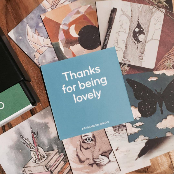 thank you cards - marketing materials