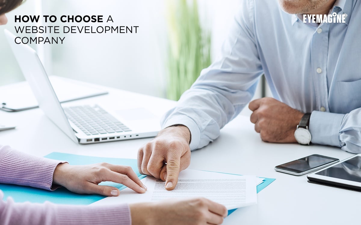 how to choose a website development company